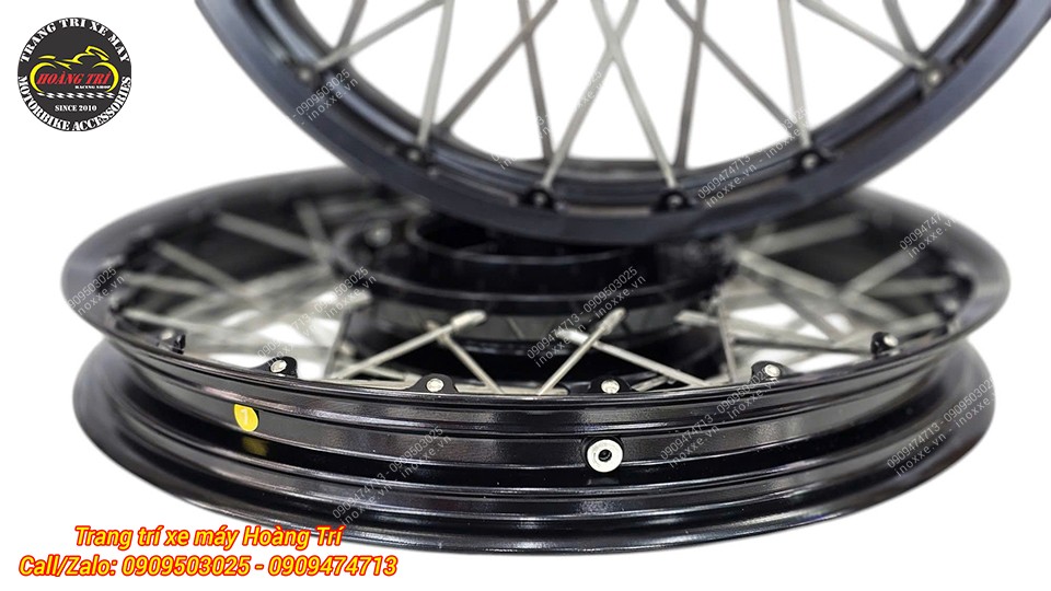Bộ bánh căm X1R 17 inch lắp chuẩn cho xe PG-1