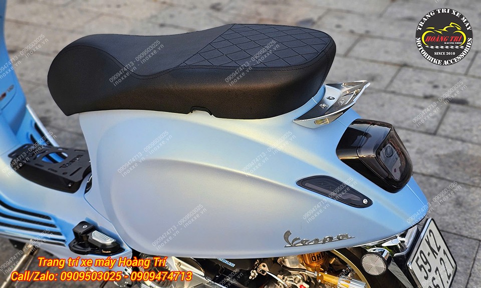 Cản sau (tay dắt) Vespa Sprint/Primavera kiểu AR nhôm CNC