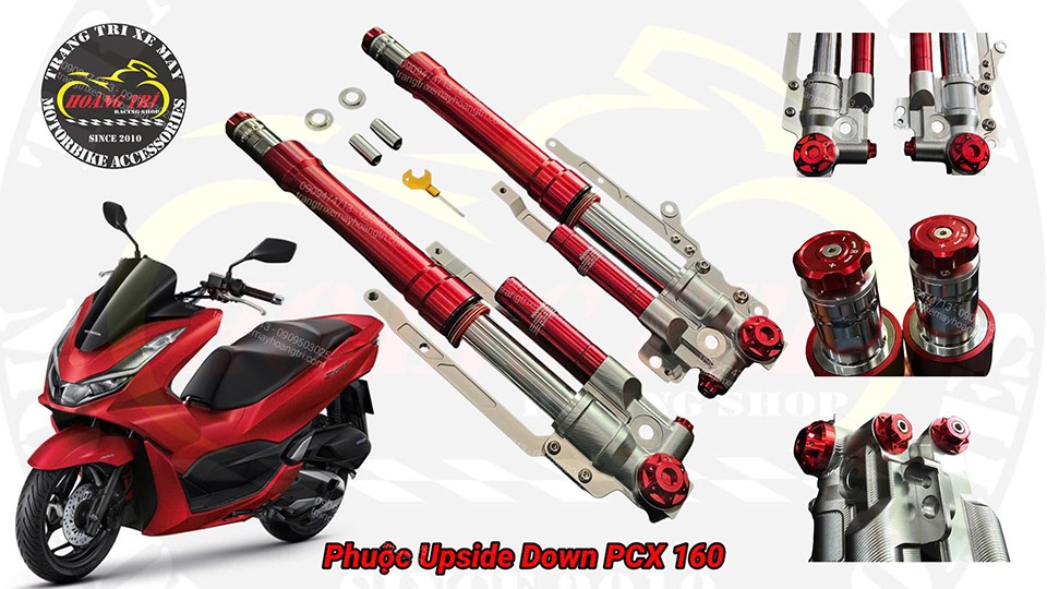 Phuộc Upside Down KingHam lắp cho xe PCX 2018 - 2020