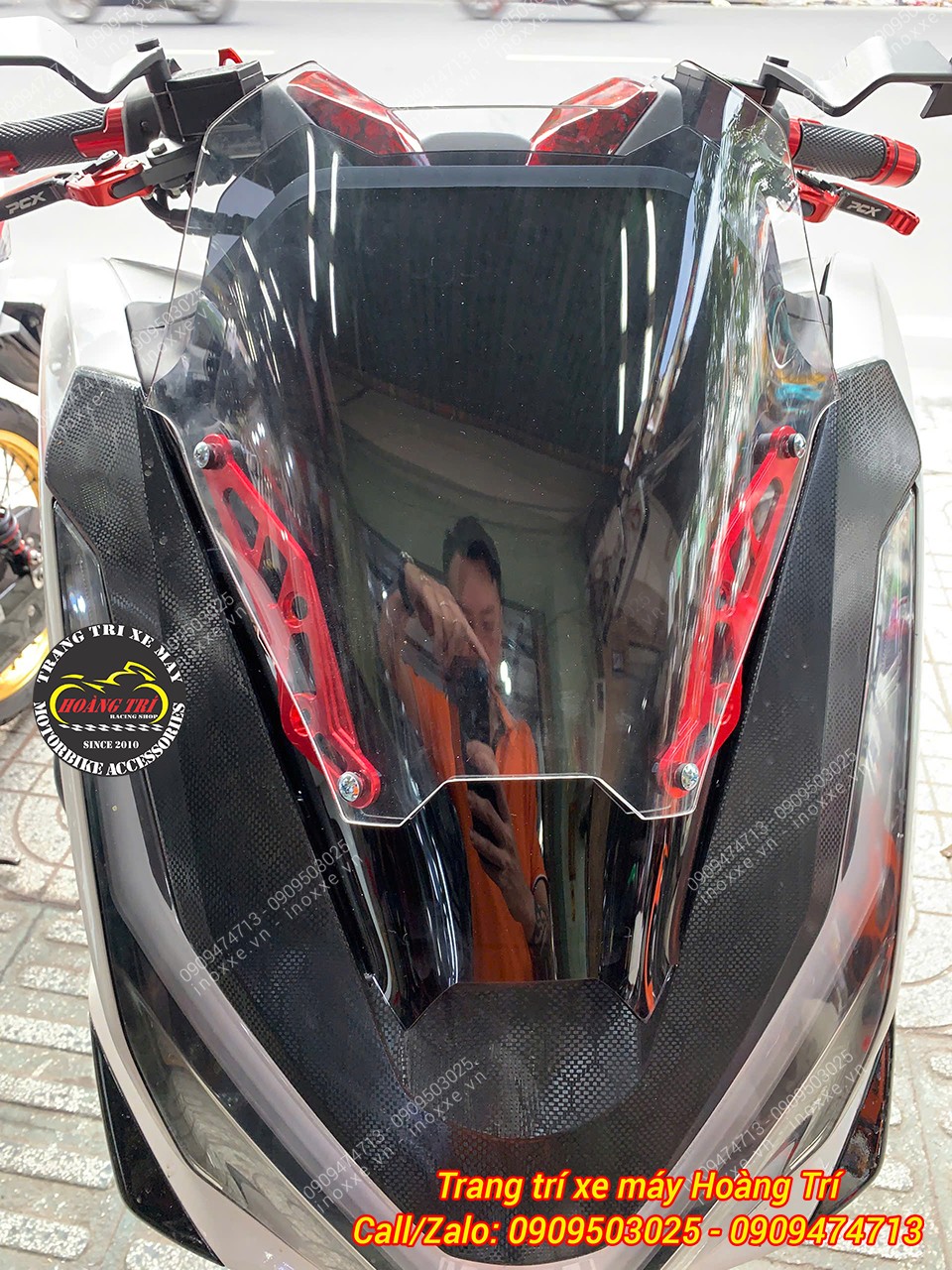 Kính chắn gió Tanu PCX 160 nhập Thái Lan
