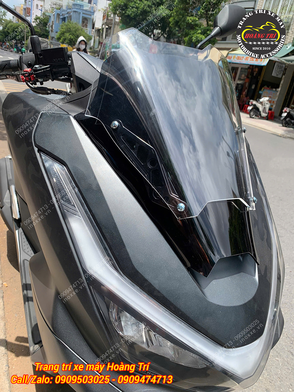 Kính chắn gió Tanu PCX 160 nhập Thái Lan