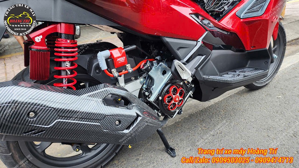 Ốp quạt gió xoay nhôm CNC