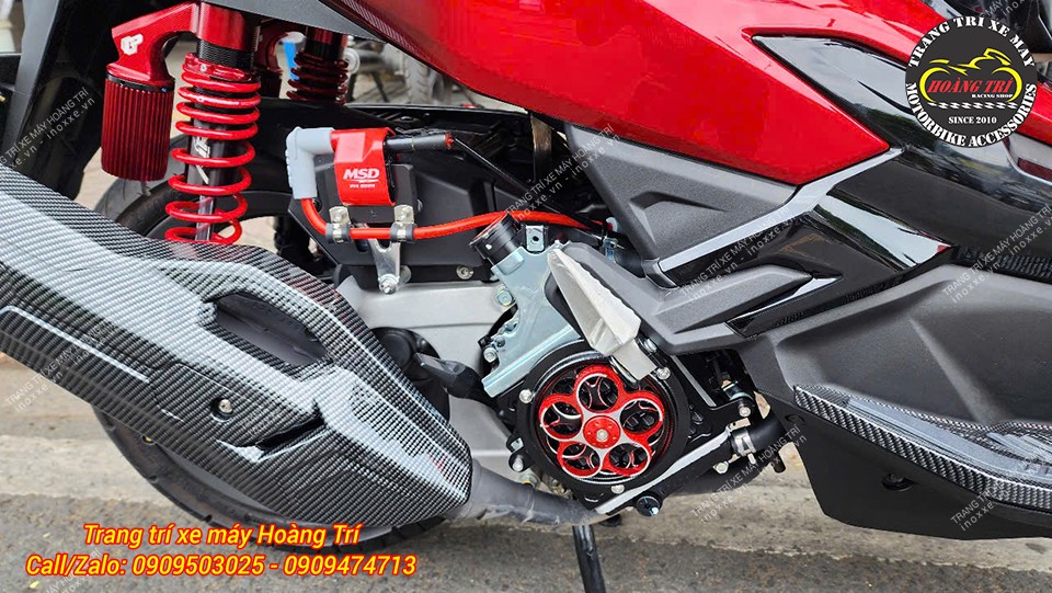 Ốp quạt gió xoay nhôm CNC