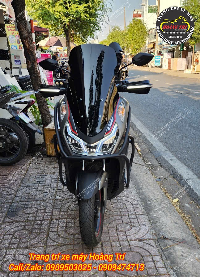 Bảo vệ tay lái ALB 2023 có đèn xi nhan