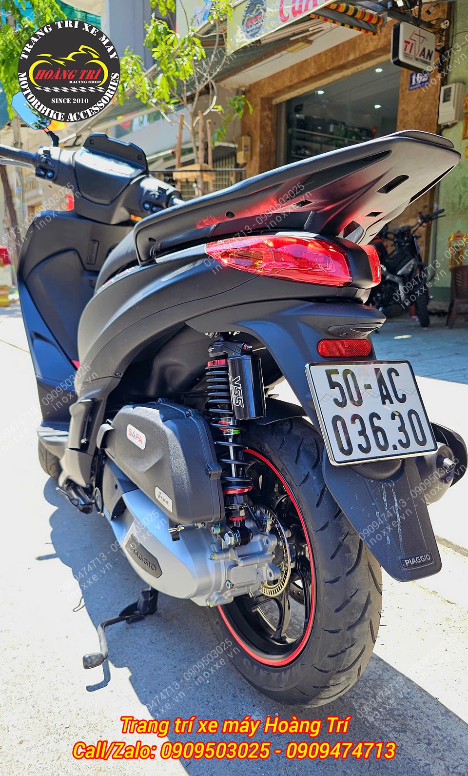 Phuộc bình dầu YSS G-Sport lắp cho xe Medley