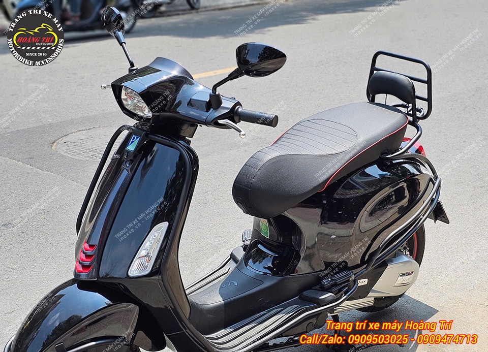 Baga sau Vespa Primaver/Vespa Sprint có quai sơn tĩnh điện