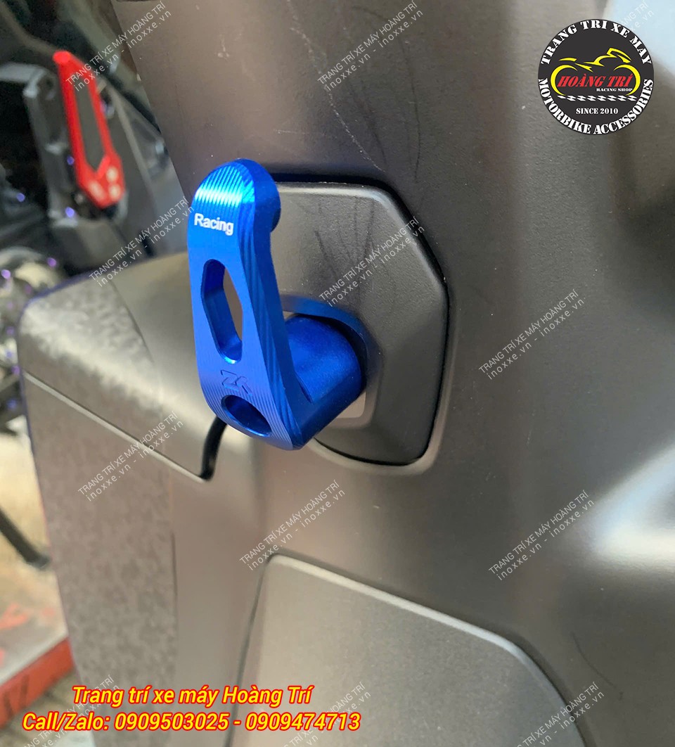 Móc nhôm CNC - Móc treo đồ xe máy