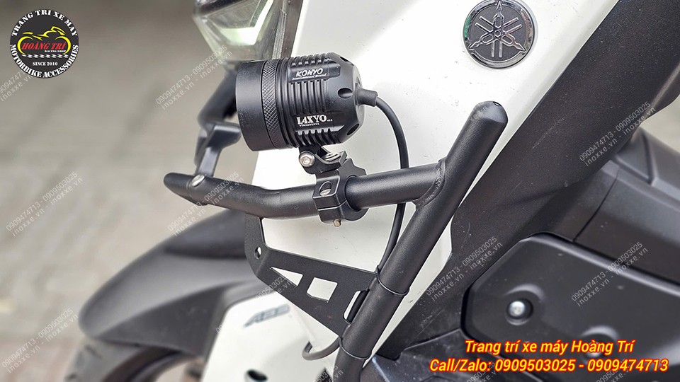 Lắp đèn trợ sáng cho xe Yamaha NMax
