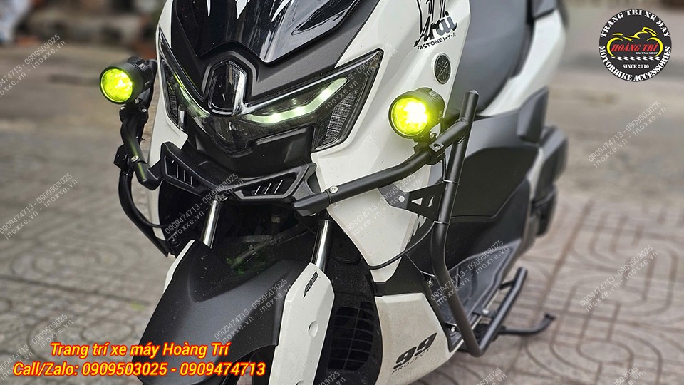 Lắp đèn trợ sáng cho xe Yamaha NMax