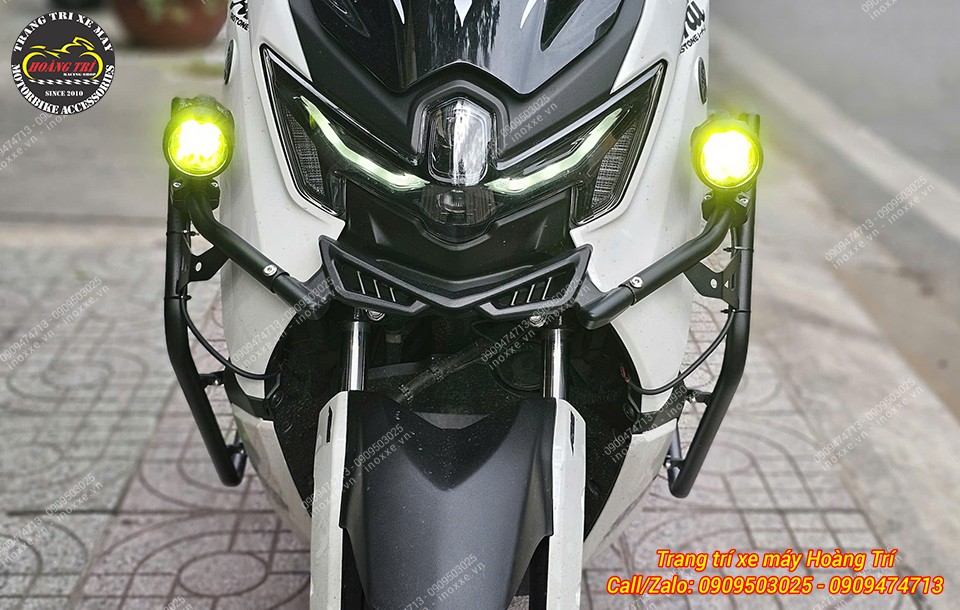 Lắp đèn trợ sáng cho xe Yamaha NMax