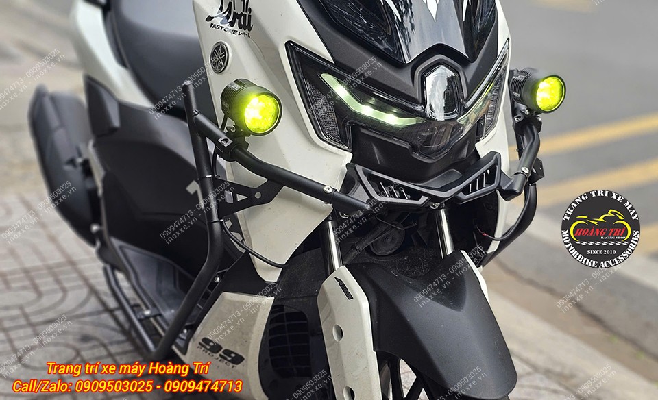 Lắp đèn trợ sáng cho xe Yamaha NMax