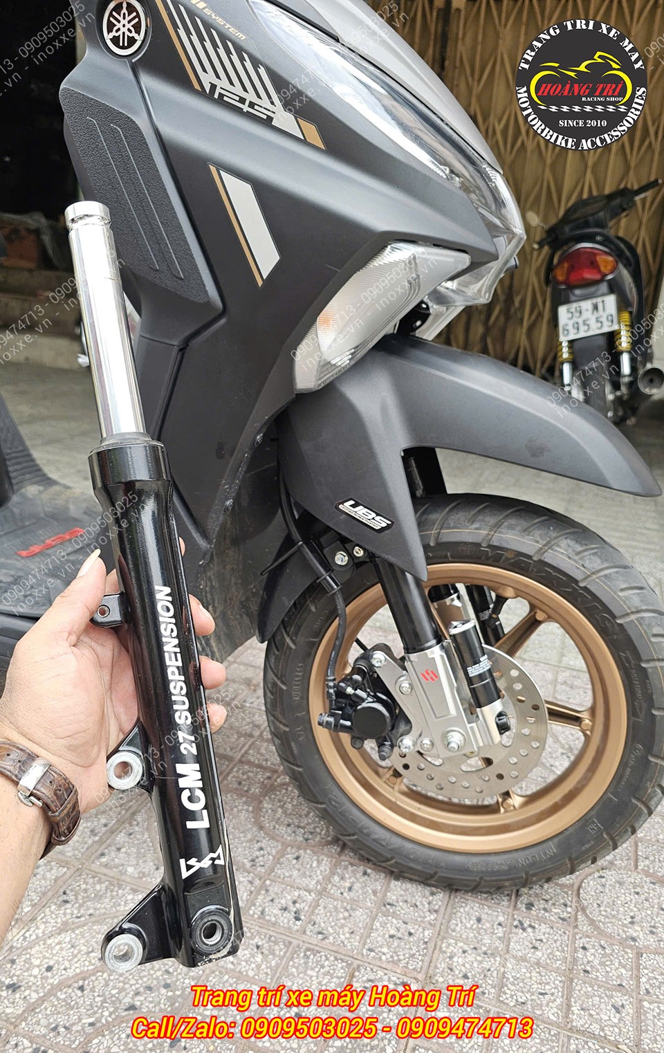 Phuộc trước Kingham Yamaha Mio/Fino/Fazzio/Gear