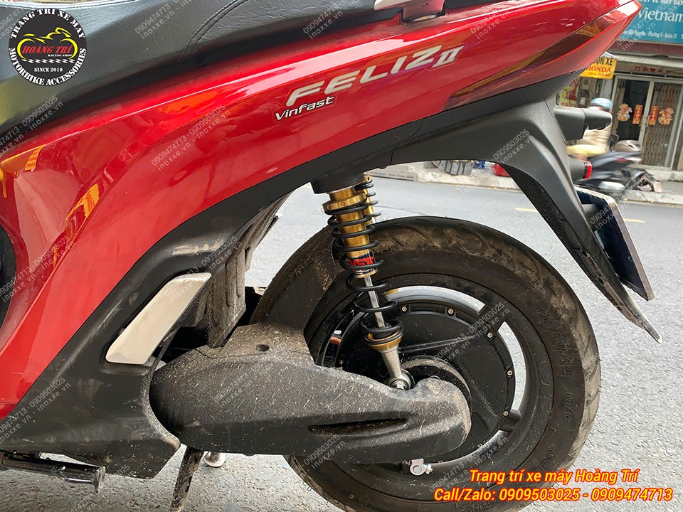 Phuộc sau YSS xe máy điện Feliz