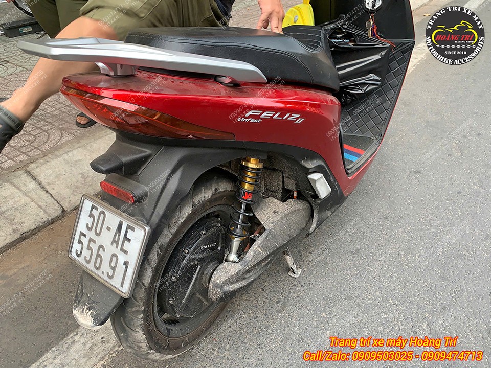 Phuộc sau YSS xe máy điện Feliz