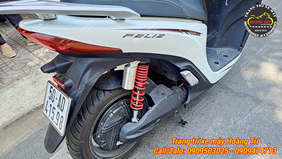 Phuộc sau YSS xe máy điện Feliz