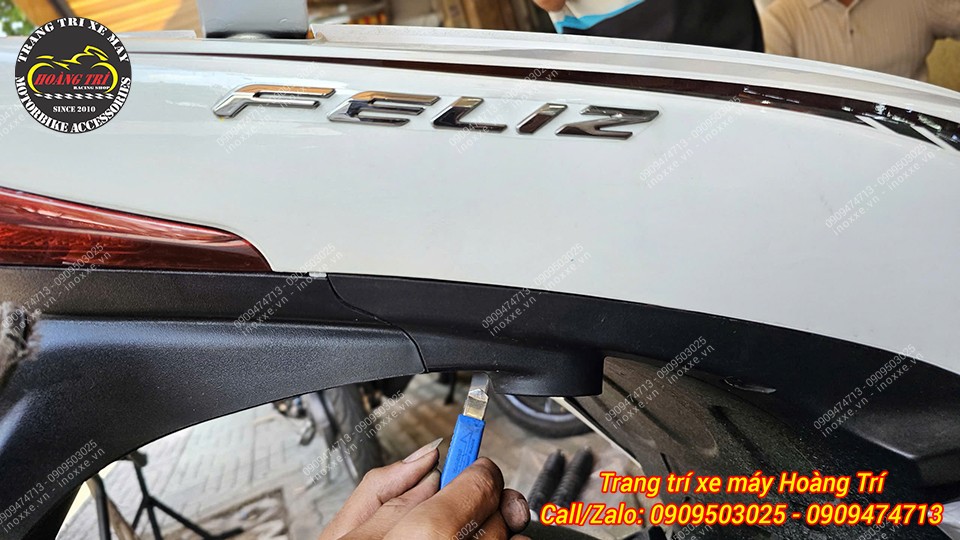 Phuộc sau YSS xe máy điện Feliz