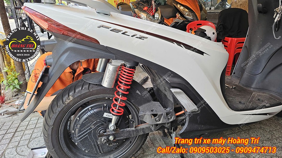 Phuộc sau YSS xe máy điện Feliz