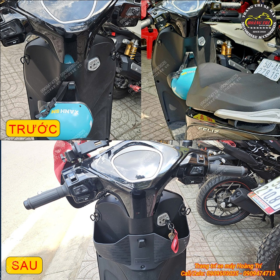 Hộc đựng đồ xe máy điện Vinfast Feliz