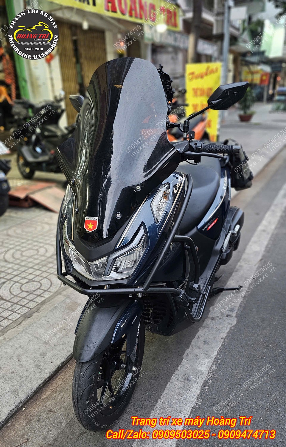 Khung chống đổ HTR Yamaha Lexi 155 - Khung bảo vệ Lexi 155