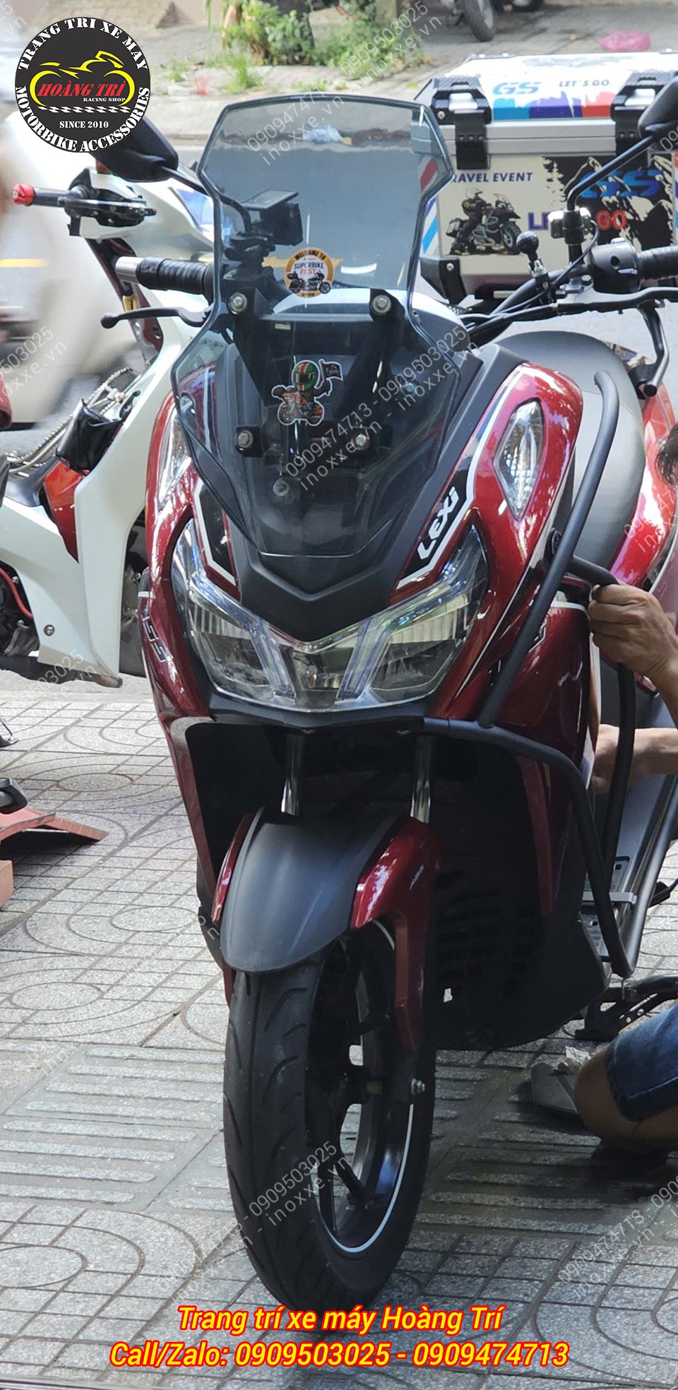Khung chống đổ HTR Yamaha Lexi 155 - Khung bảo vệ Lexi 155