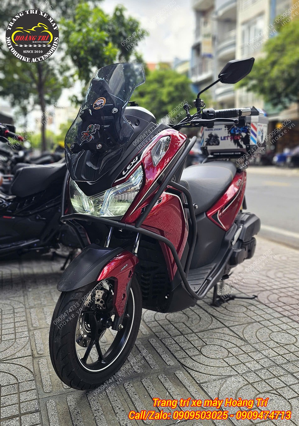 Khung chống đổ HTR Yamaha Lexi 155 - Khung bảo vệ Lexi 155