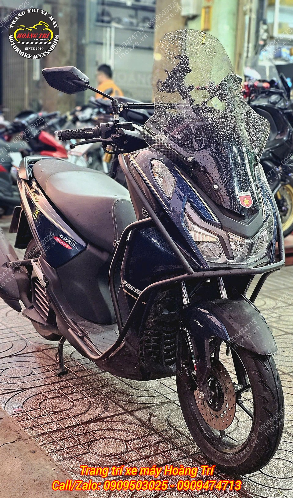 Khung chống đổ HTR Yamaha Lexi 155 - Khung bảo vệ Lexi 155