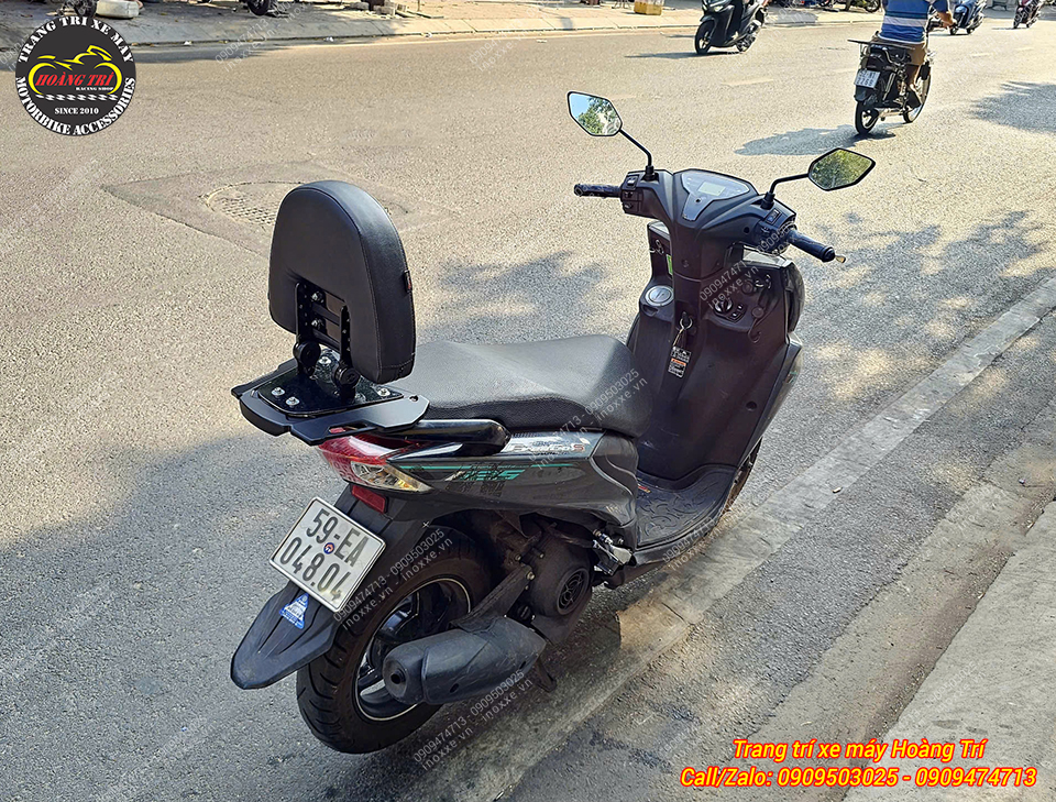 Tựa lưng bật gấp cho xe Yamaha Freego