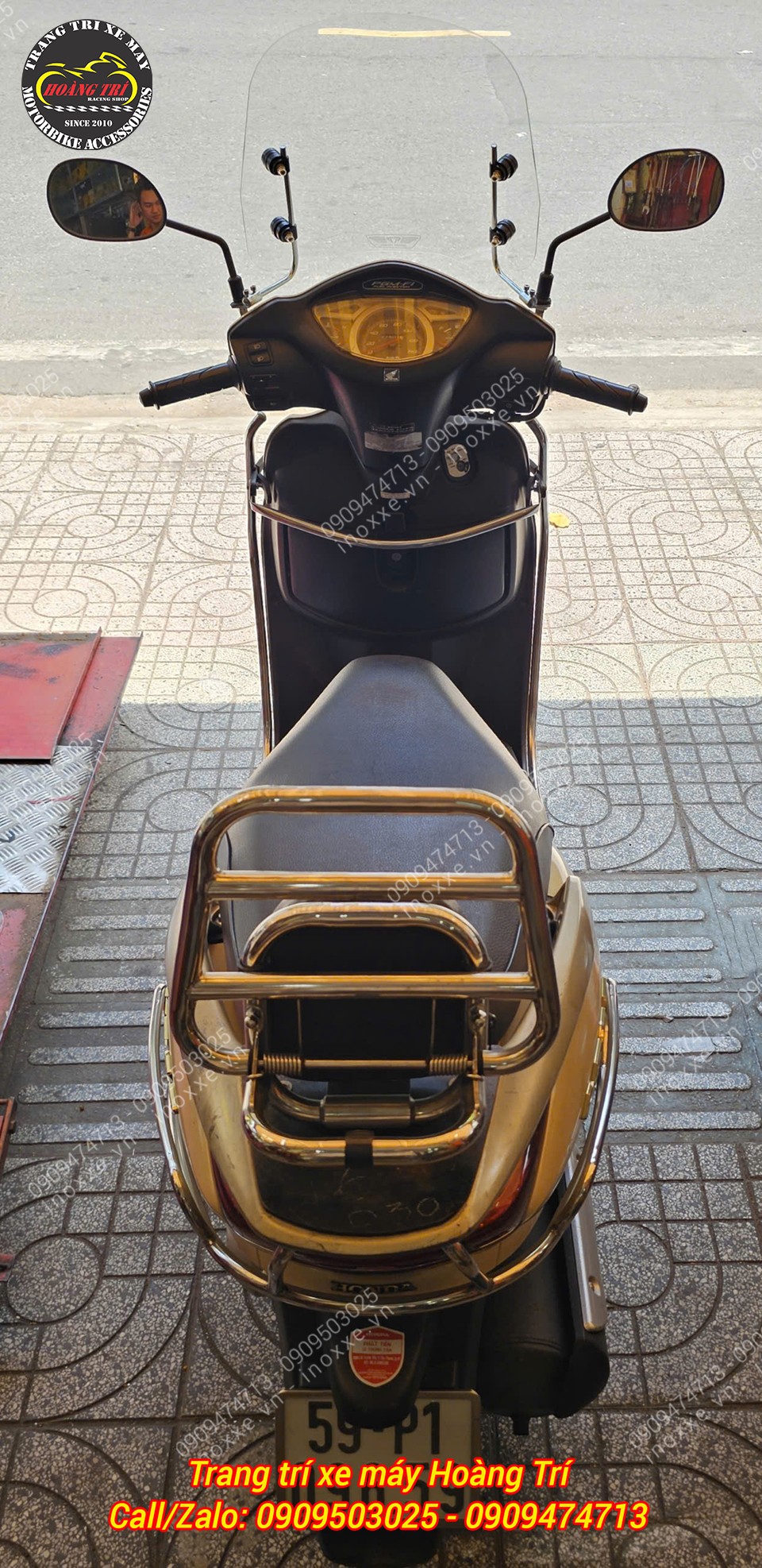 Kính chắn gió cao cho xe Lead