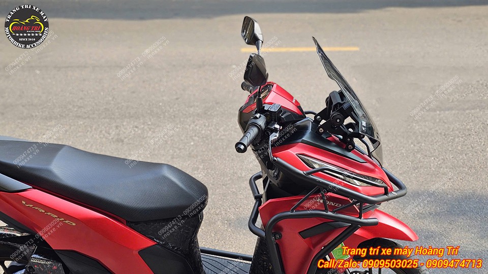 Kính chắn gió ADV-Zhi.Pat độ cho xe Vario 125/150 2025-2026