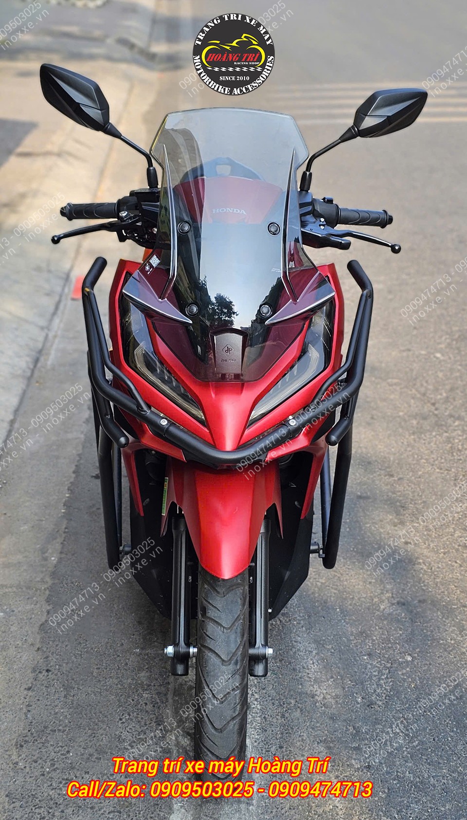 Kính chắn gió ADV-Zhi.Pat độ cho xe Vario 125/150 2025-2026