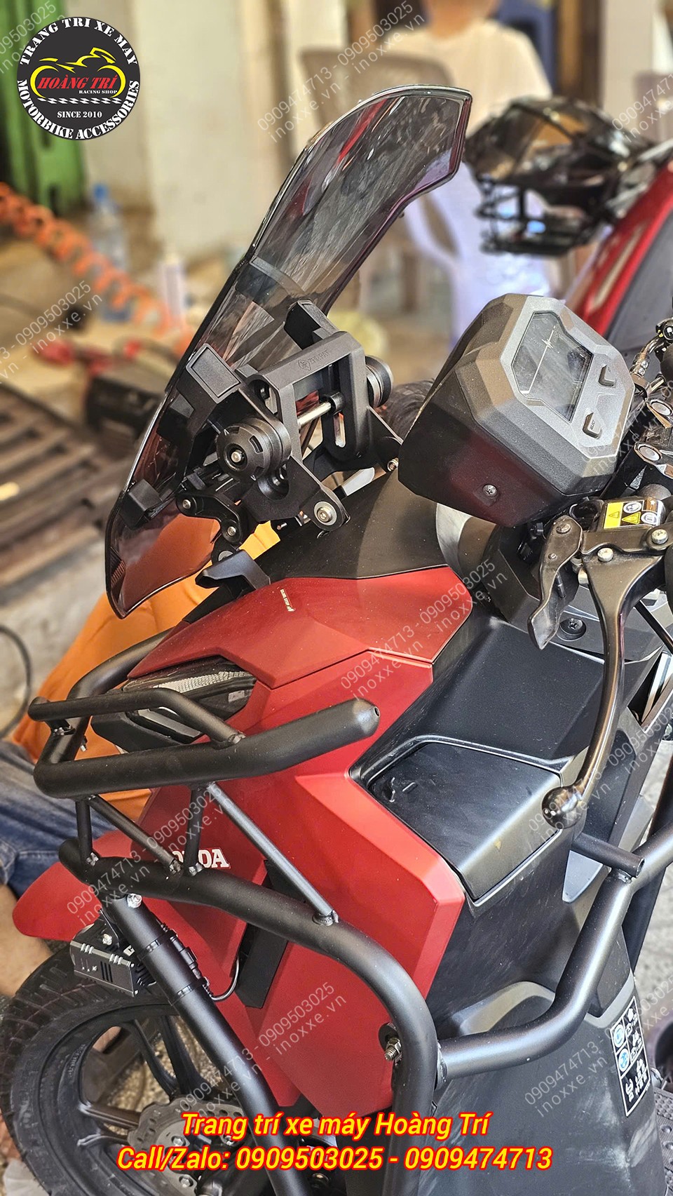 Kính chắn gió ADV-Zhi.Pat độ cho xe Vario 125/150 2025-2026