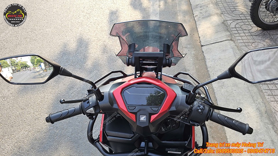 Kính chắn gió ADV-Zhi.Pat độ cho xe Vario 125/150 2025-2026