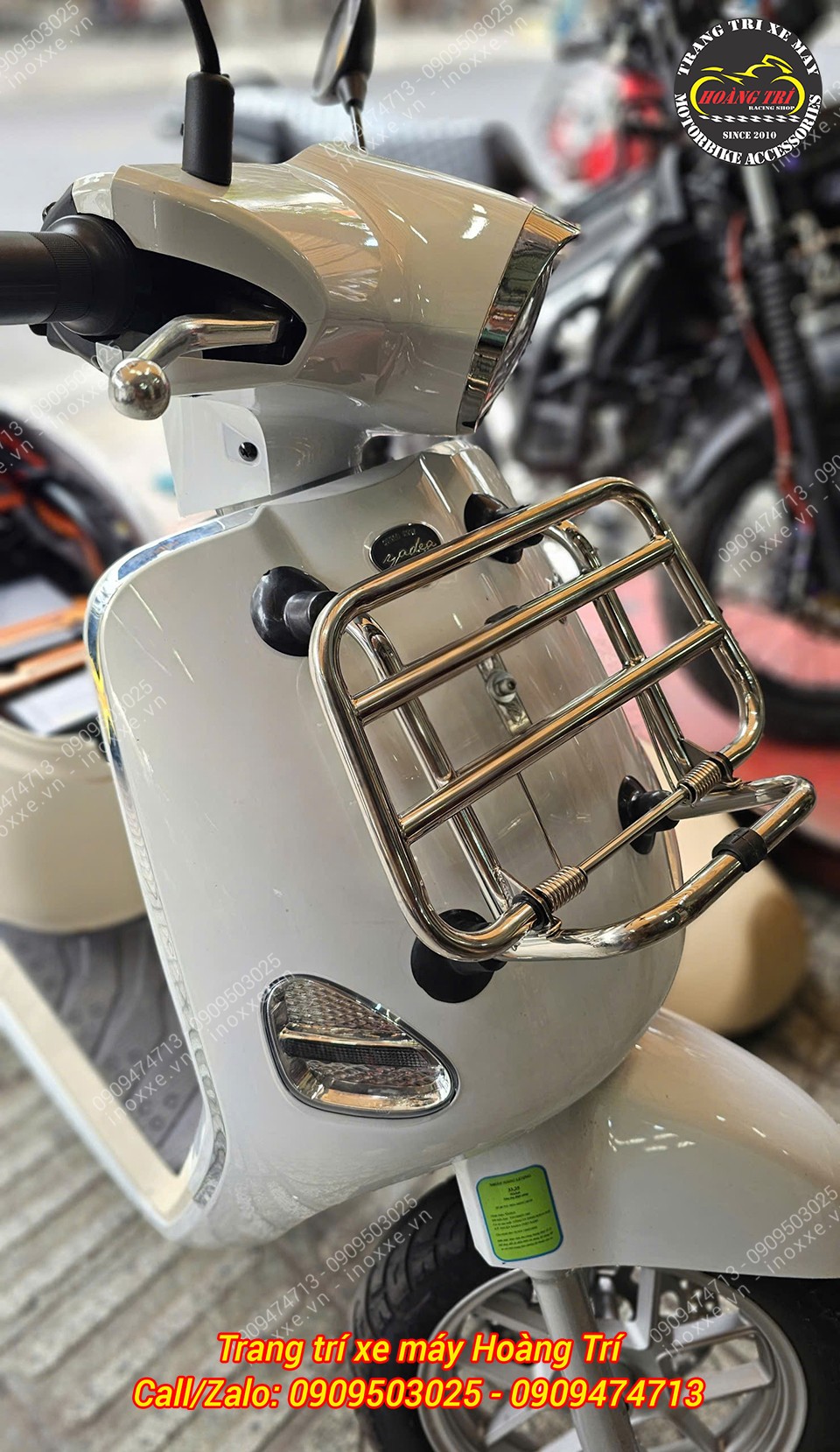 Baga trước Yadea Osta