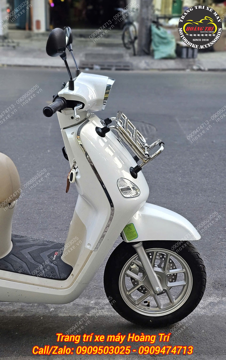 Baga trước Yadea Osta