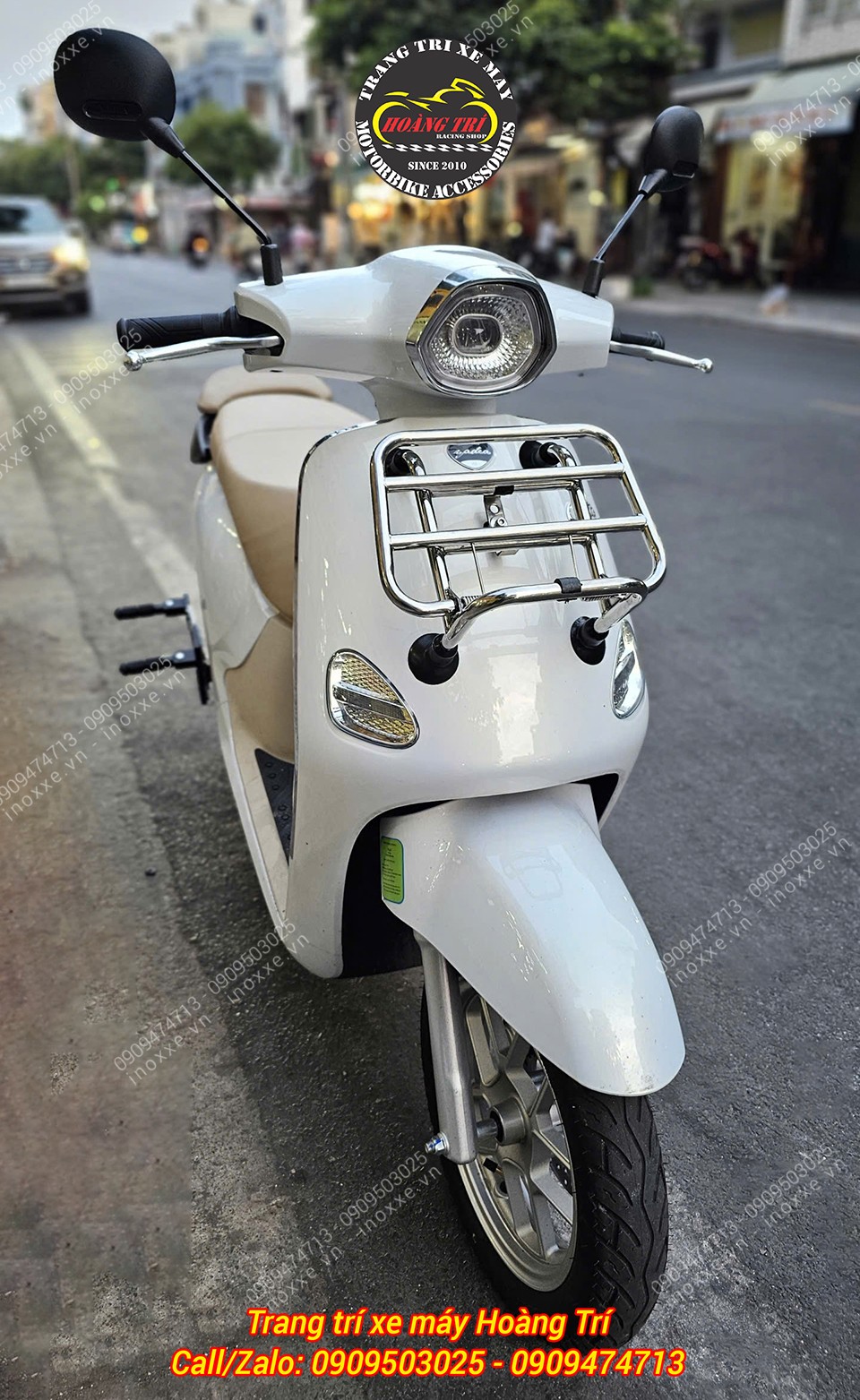 Baga trước Yadea Osta