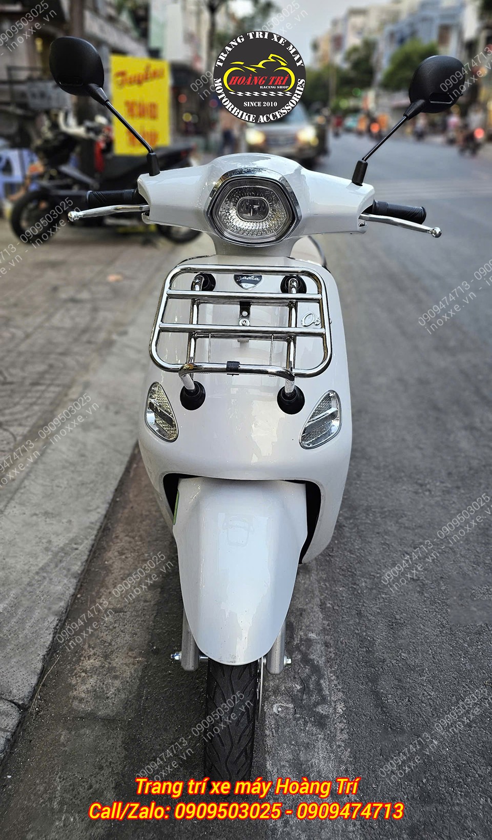 Baga trước Yadea Osta