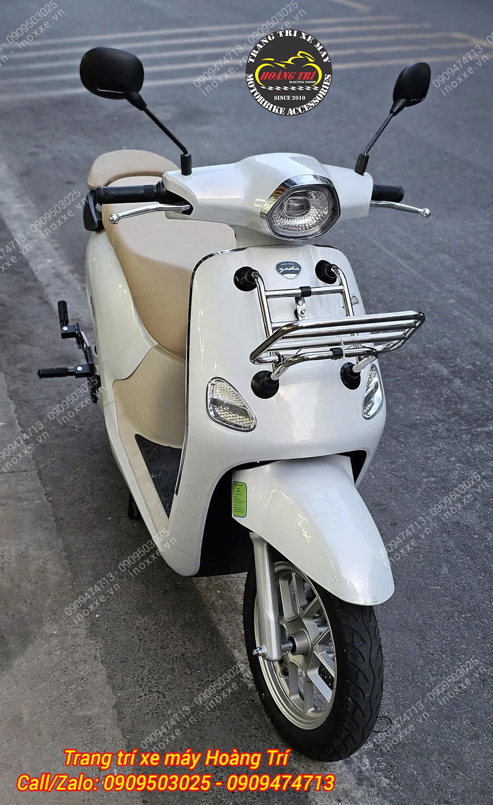 Baga trước Yadea Osta