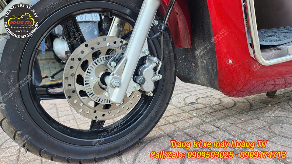 Độ phanh ABS cho xe máy điện Vinfast Klara