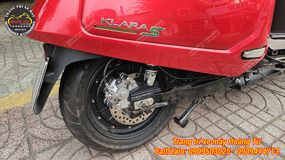 Độ phanh ABS cho xe máy điện Vinfast Klara