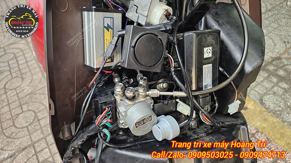 Độ phanh ABS cho xe máy điện Vinfast Klara