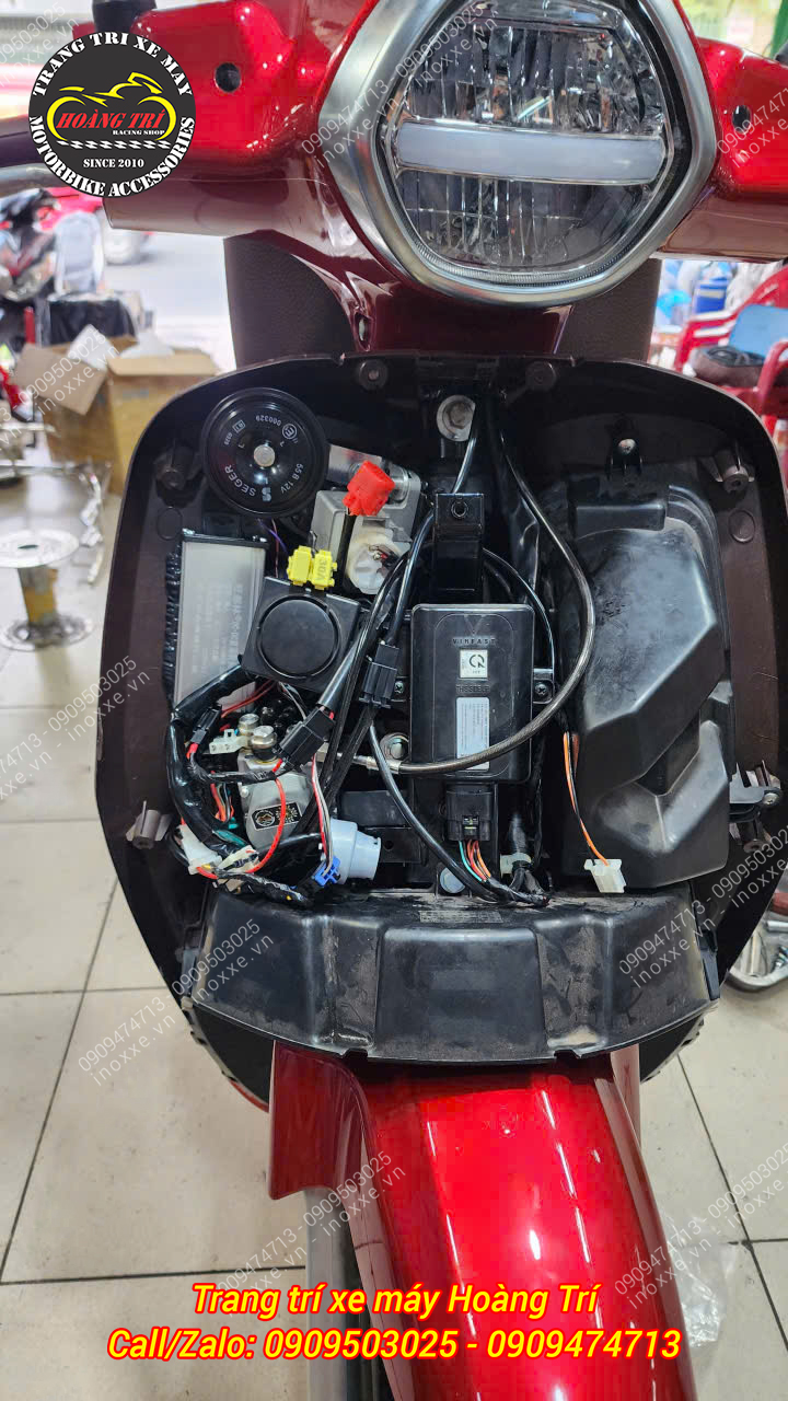 Độ phanh ABS cho xe máy điện Vinfast Klara