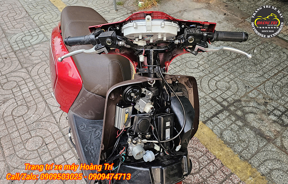 Độ phanh ABS cho xe máy điện Vinfast Klara