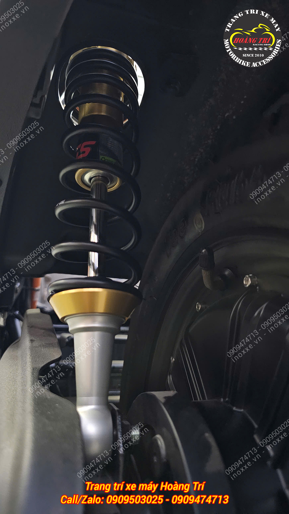 Phuộc sau YSS xe máy điện EVO