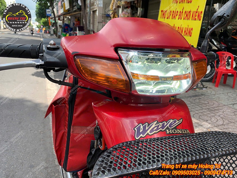 Đèn 2 tầng Zhi.Pat lắp cho xe Wave nhỏ