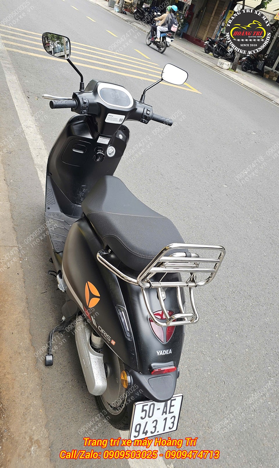 Baga sau tựa lưng xe máy điện Yadea