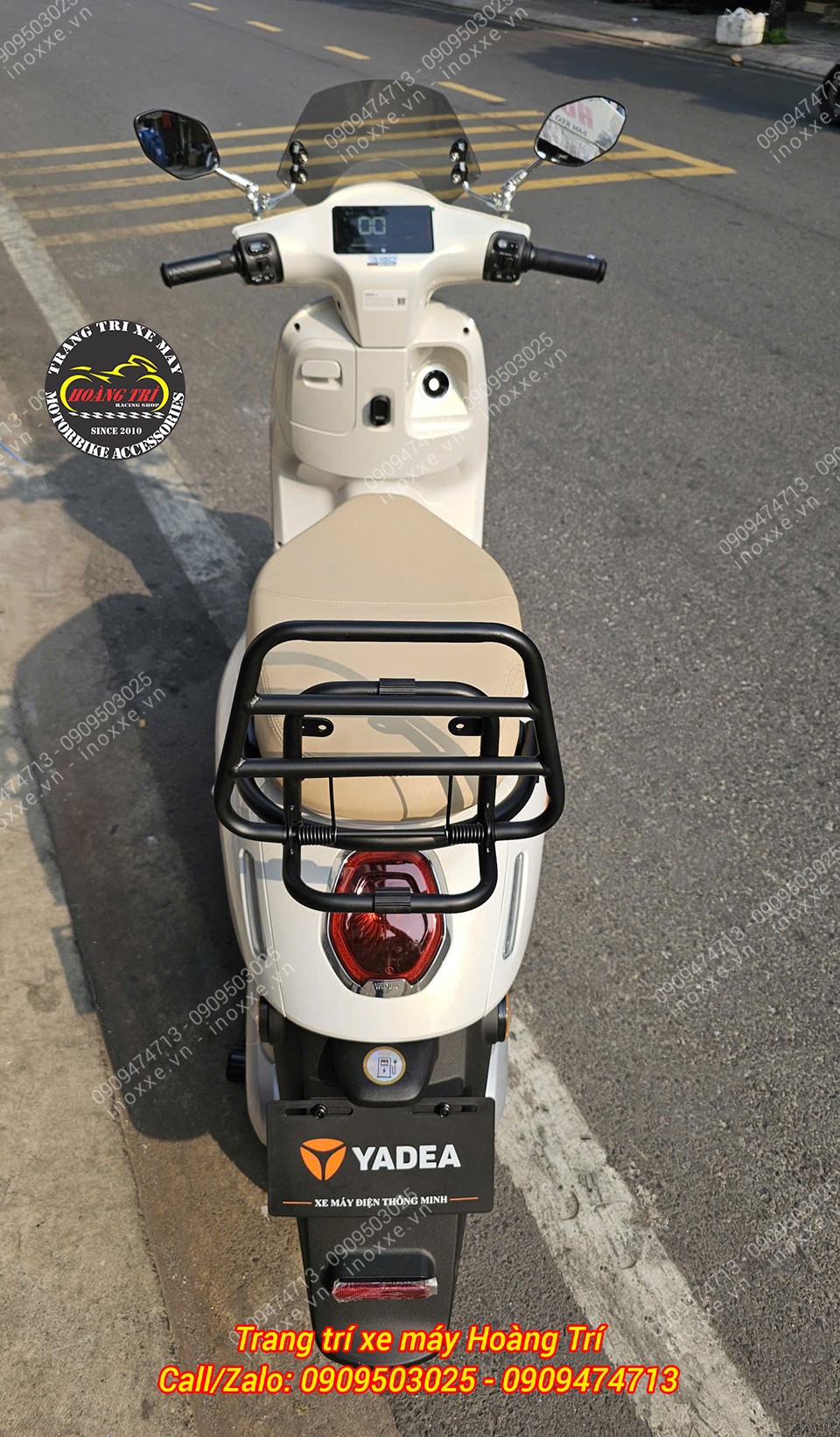 Baga sau tựa lưng xe máy điện Yadea
