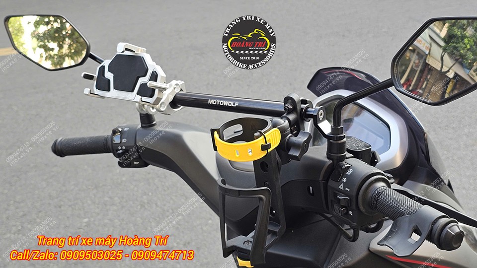 Giá đỡ điện thoại Motowolf bằng nhôm-MDL2826