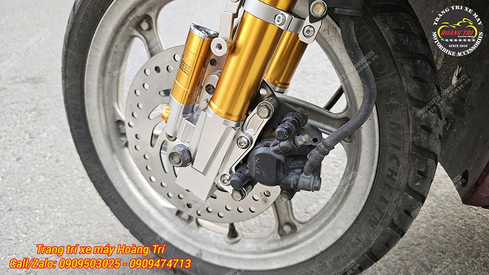 Phuộc KingHam nhôm CNC độ cho xe Vision