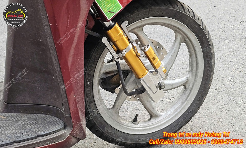 Phuộc KingHam nhôm CNC độ cho xe Vision