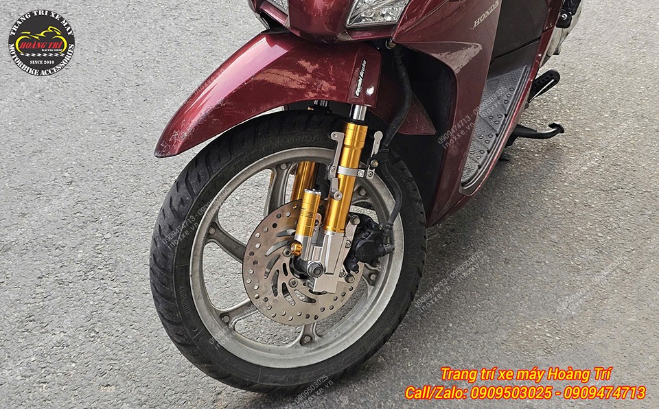 Phuộc KingHam nhôm CNC độ cho xe Vision